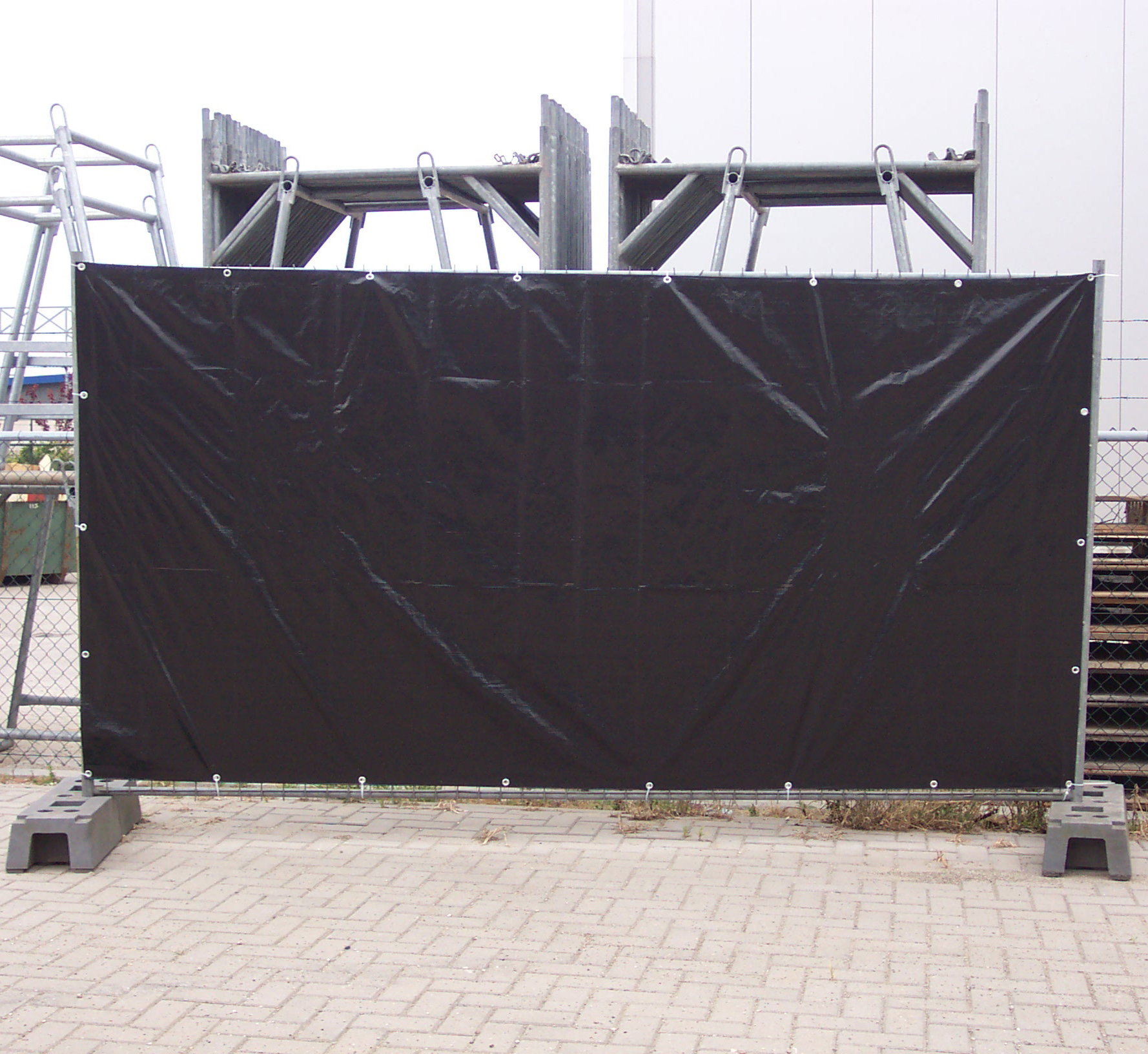 Bauzaunplane 3,41 x 1,76 m, 160g/qm 