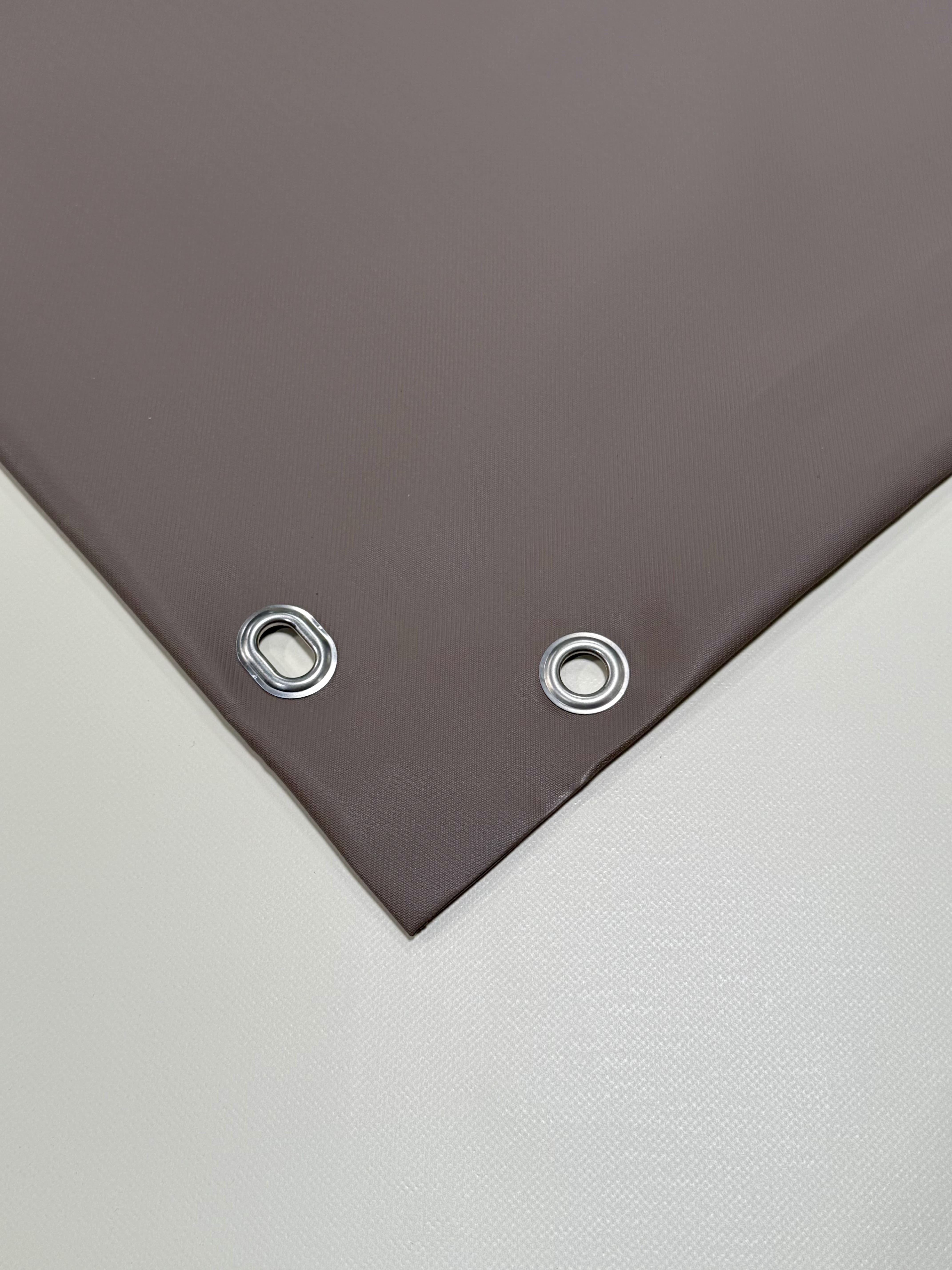 Abdeckplane PVC matt mit Canvas-Maserung mit Tür und Fenster 