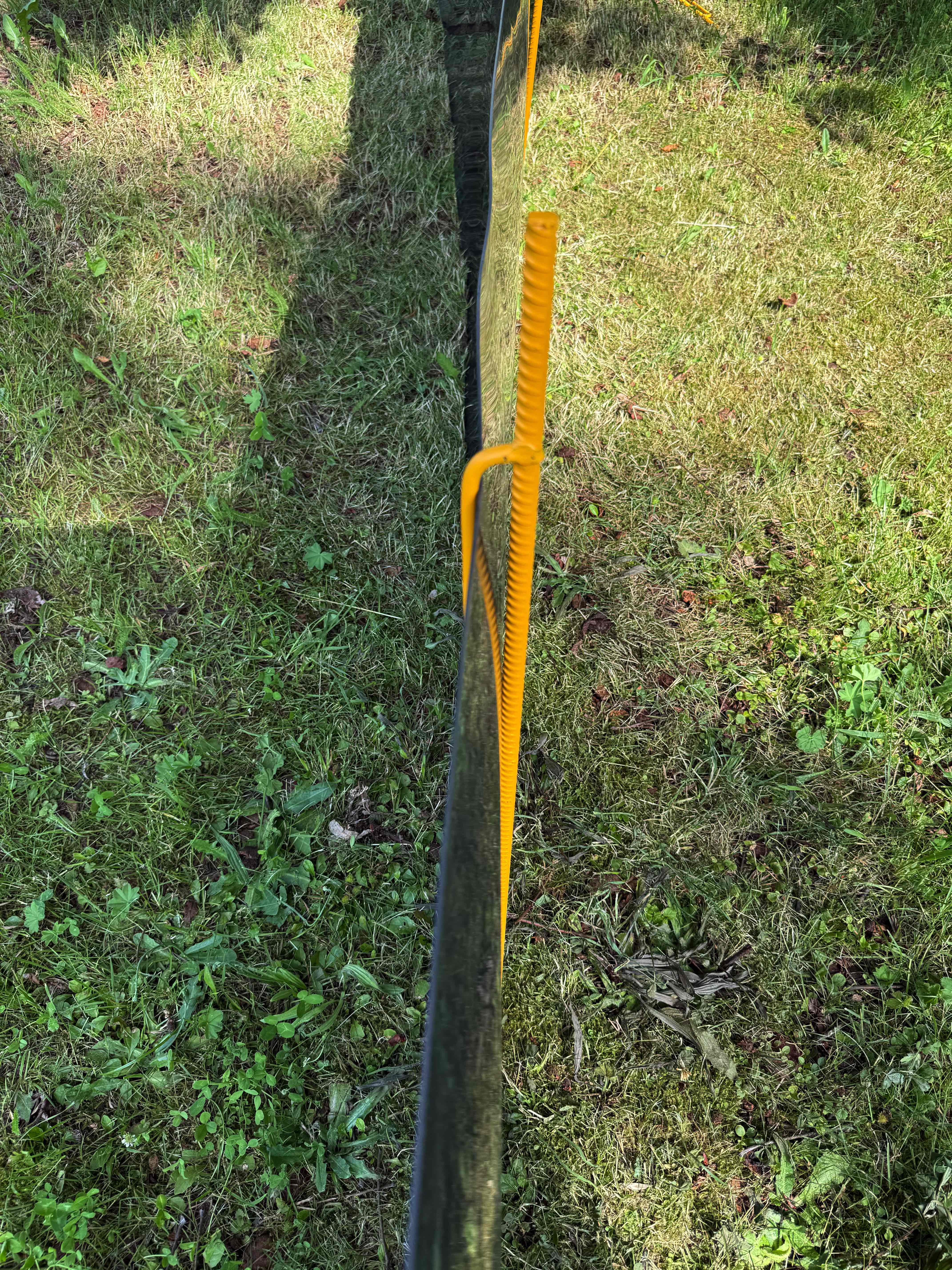 HDPE-Zauneisen GTH-H-E 110cm gelb