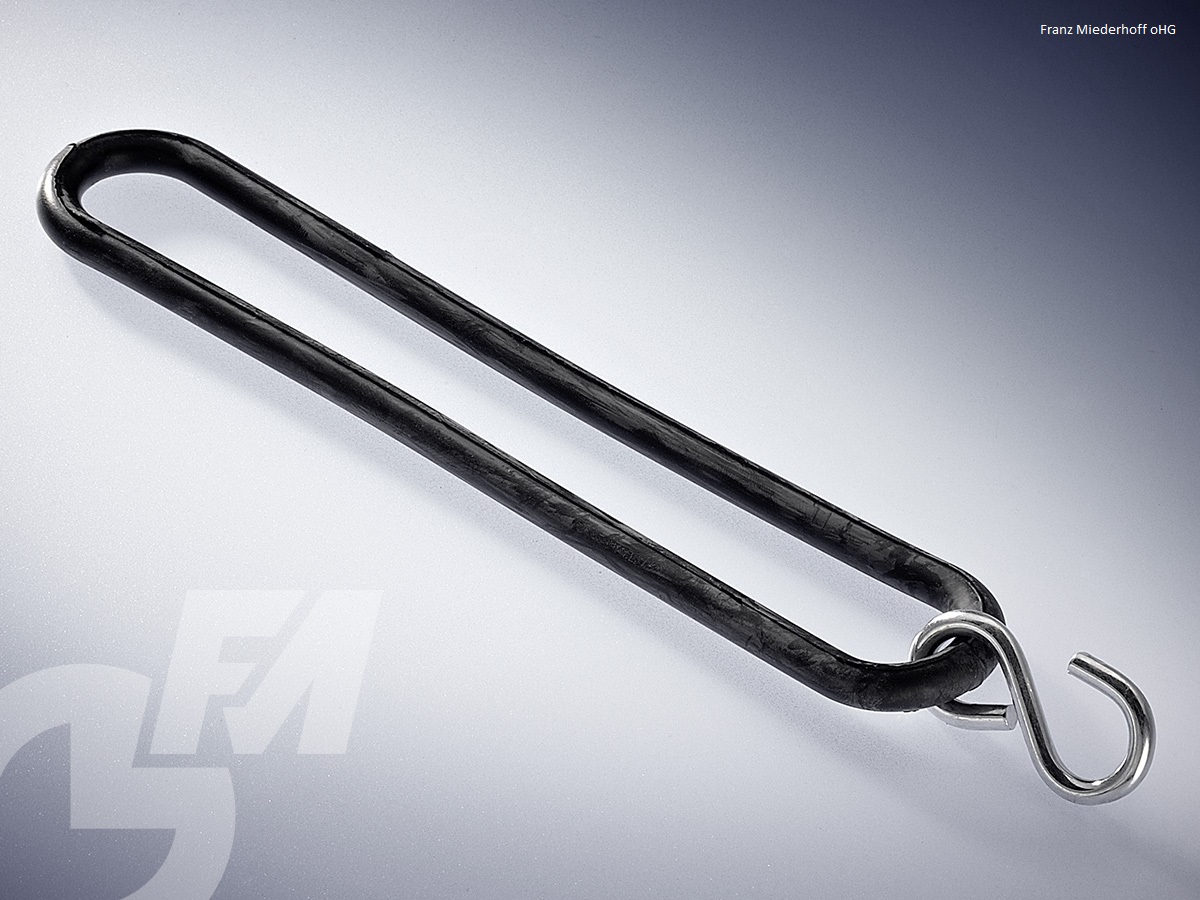 Gummispannring mit S-Haken