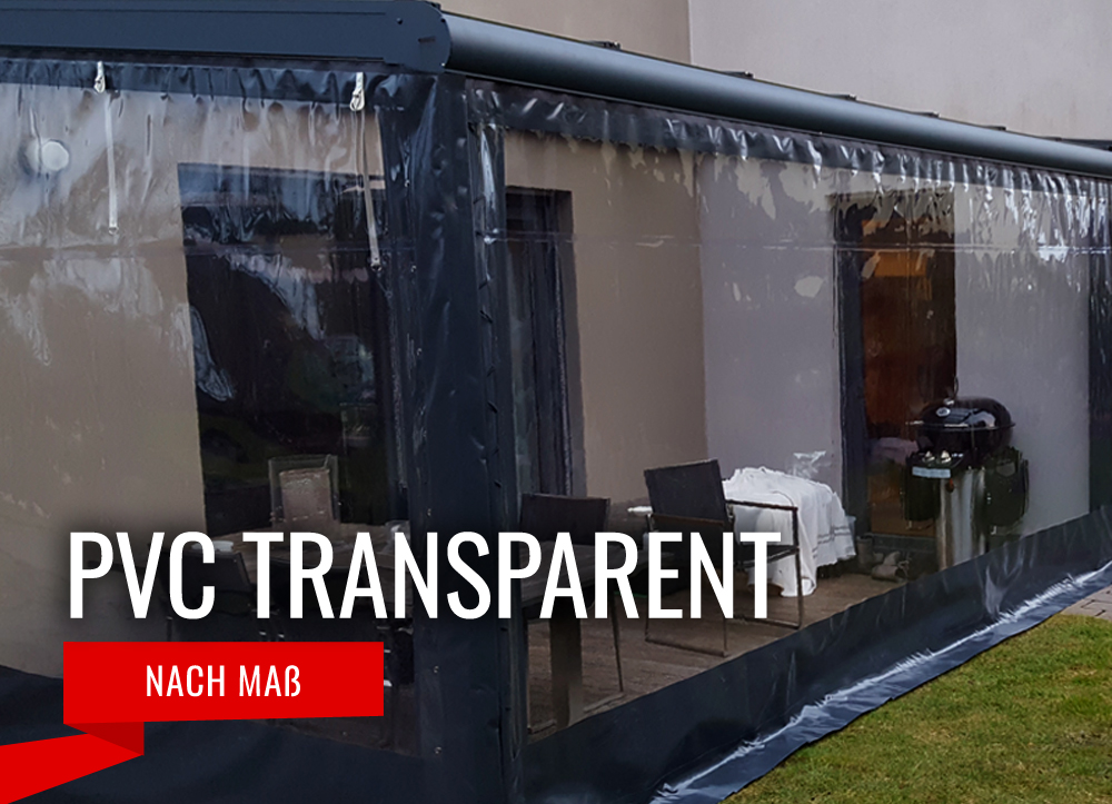 Rechteckige Carportplane PVC transparent